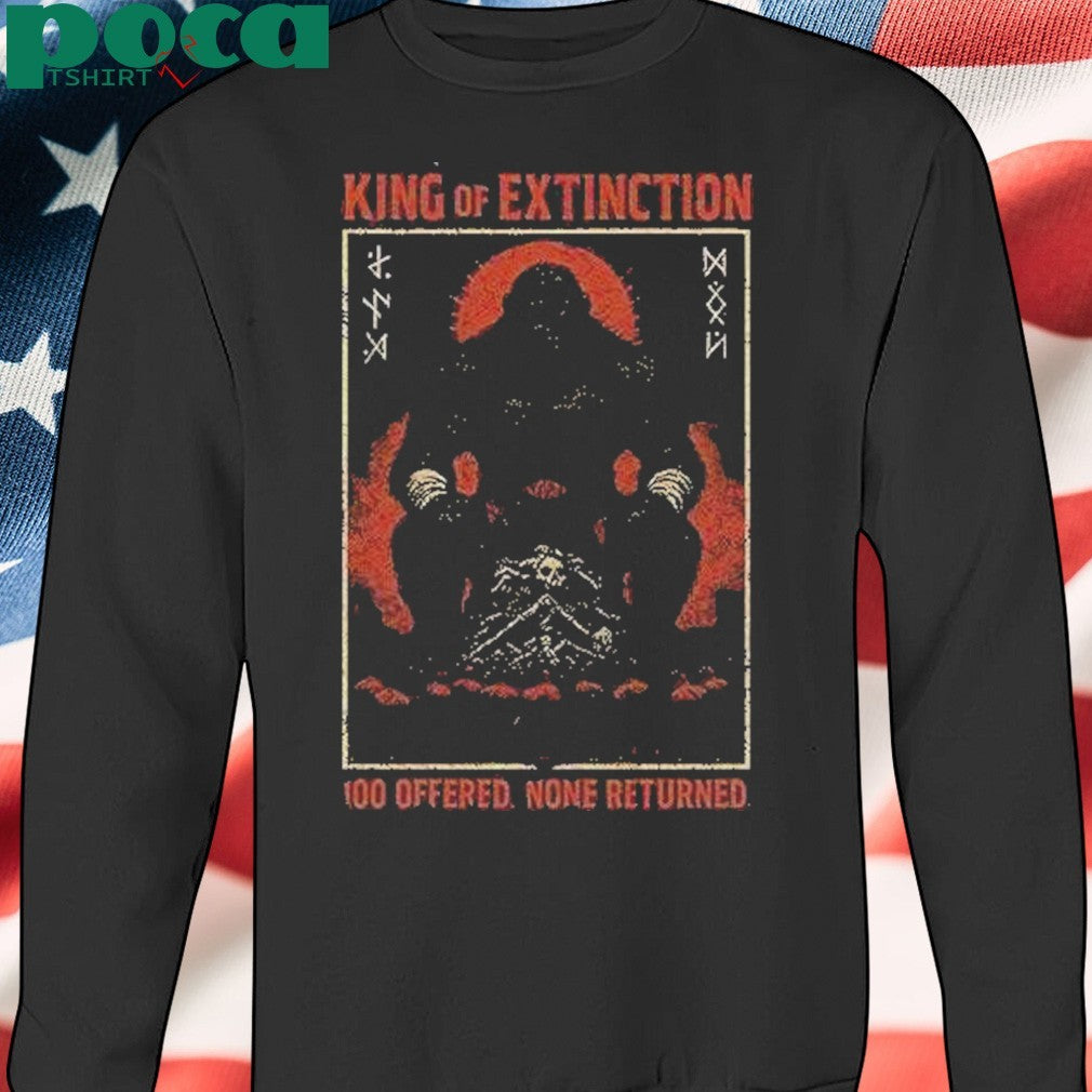 100 Men Vs Gorilla King Of Extinction Shirt