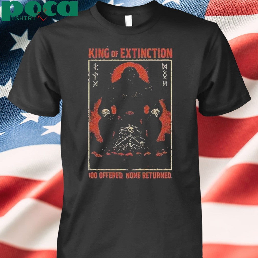 100 Men Vs Gorilla King Of Extinction Shirt