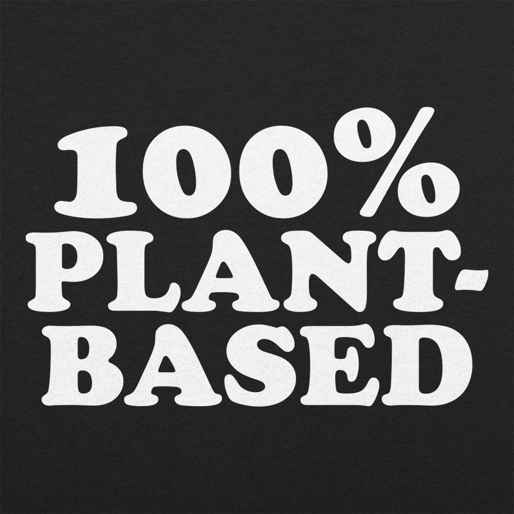 100% Plant Based Vegan Vegetarian Slogan