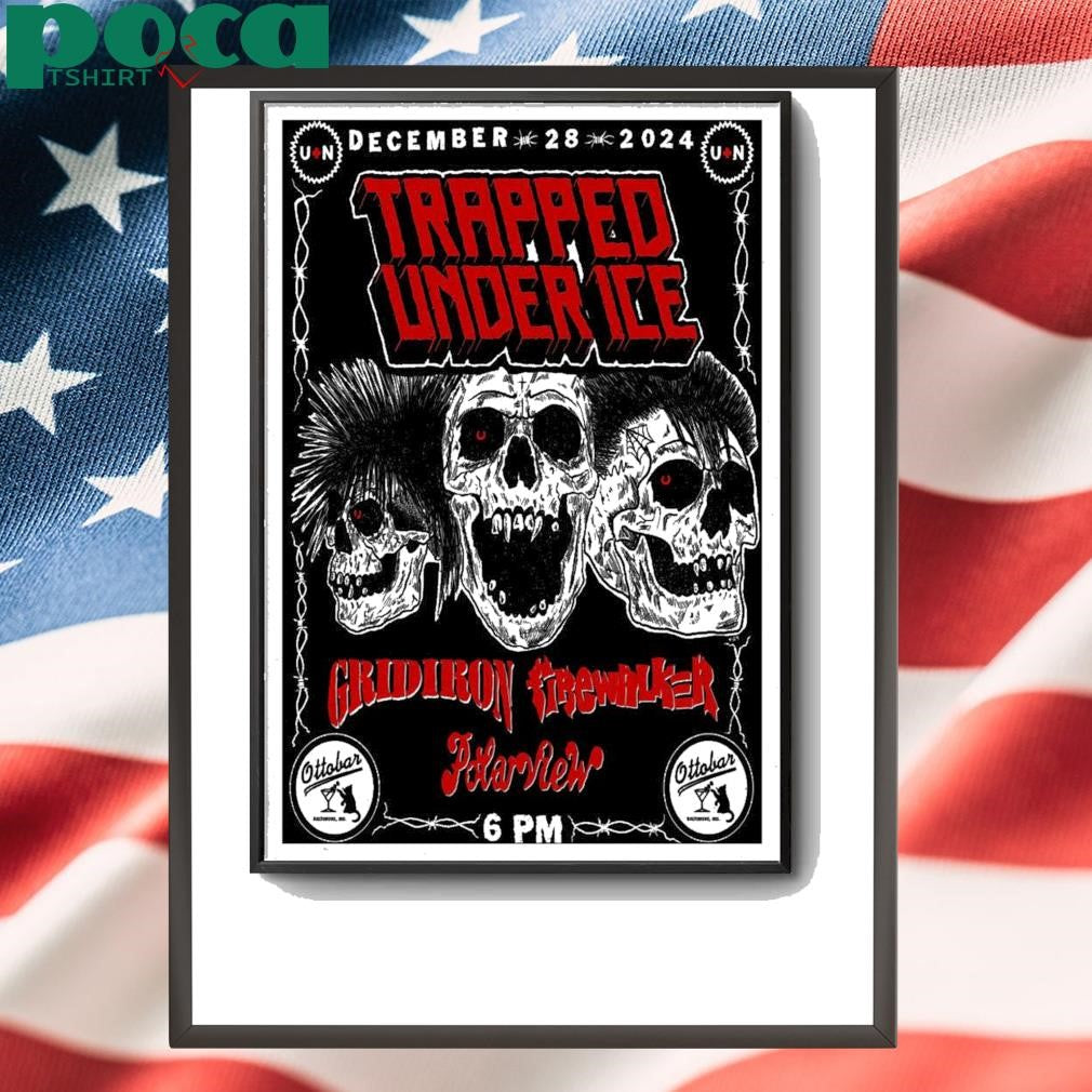 12-28-2024 Trapped Under Ice Tour Baltimore, MD Poster shirt