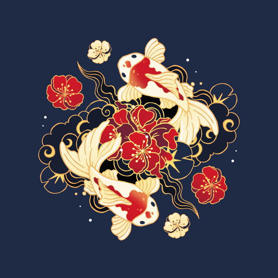 Koi Fish Flower