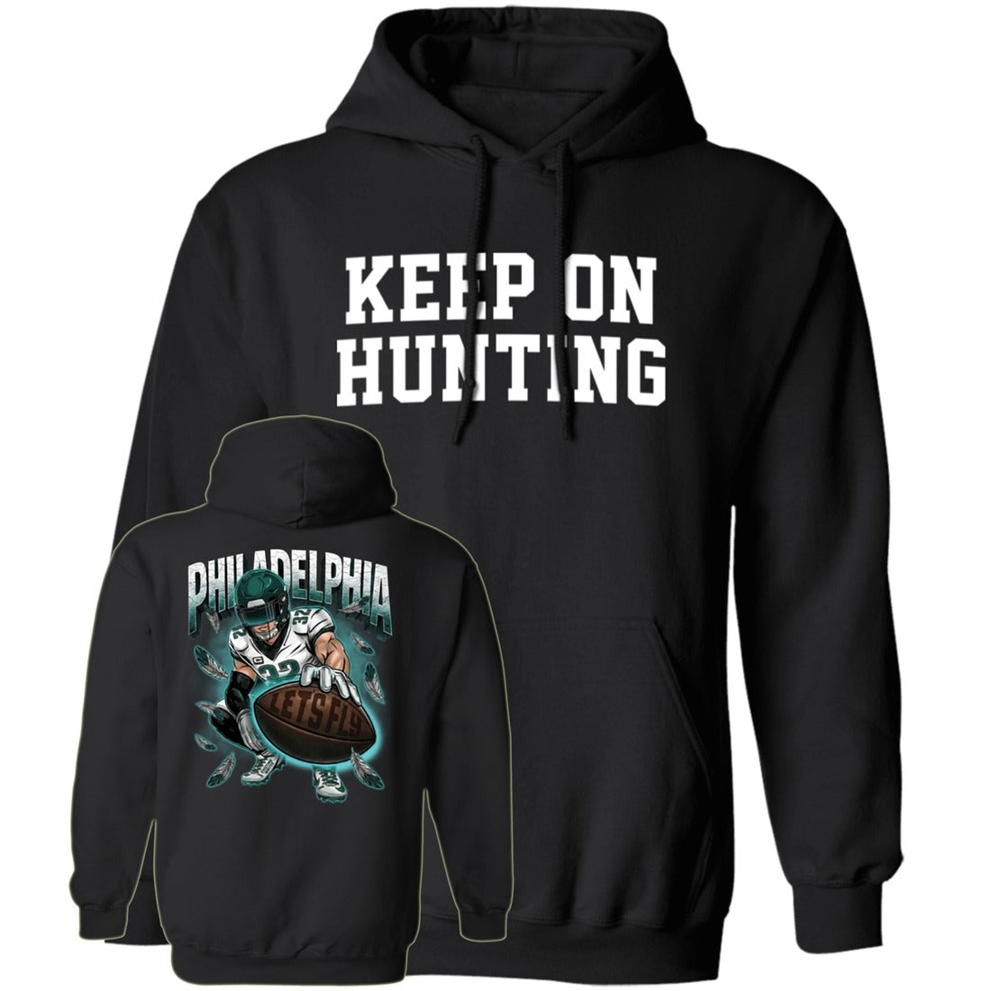 Keep On Hunting Let’s Fly Philadelphia Shirt