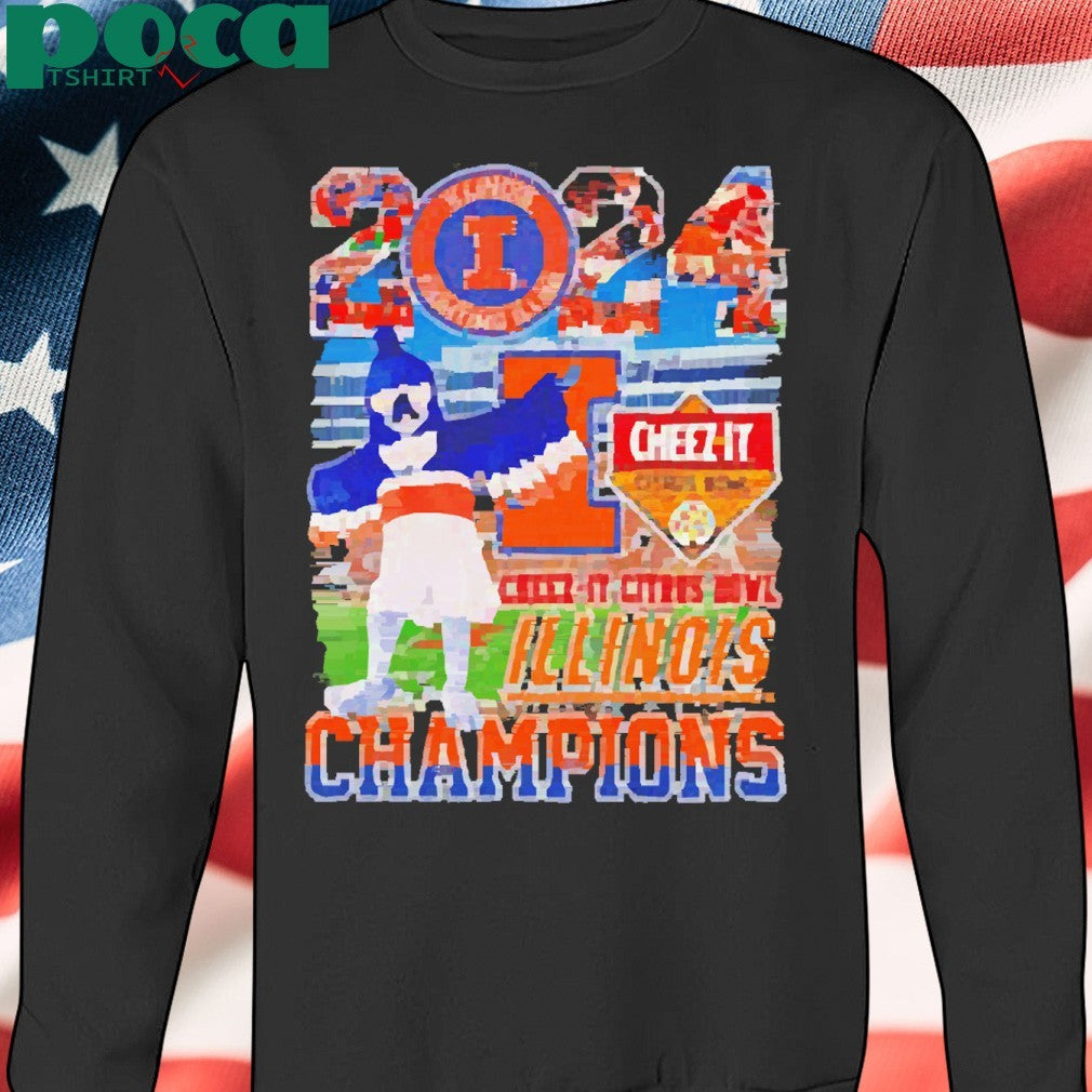 2024 Cheez it Citrus Bowl Illinois Champions mascot shirt