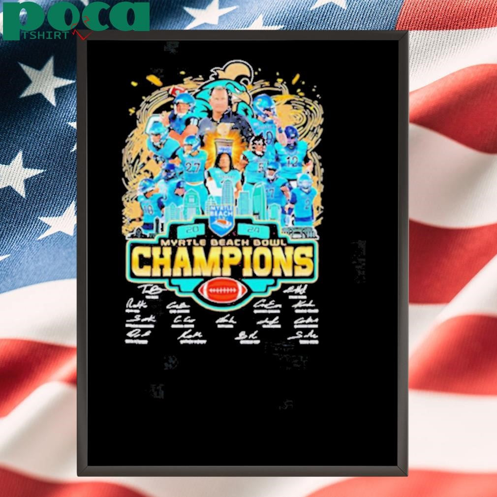2024 Myrtle Beach Bowl Champions Coastal Carolina Chanticleers shirt