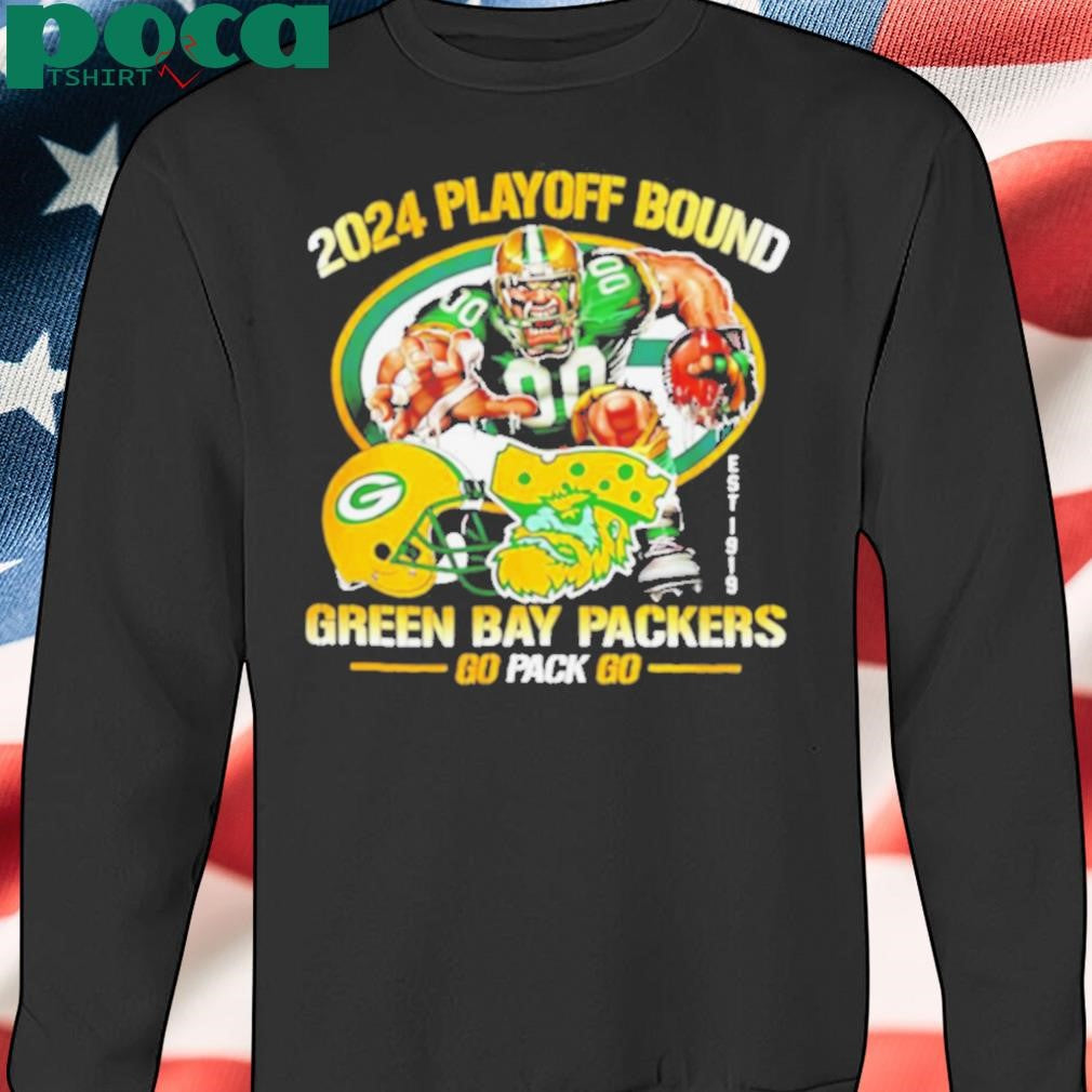 2024 Playoff Bound Green Bay Packers Go Pack Go hemet shirt