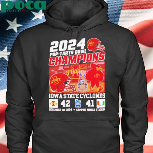 2024 Pop Tarts Bowl Champions Iowa State Cyclones mascot shirt