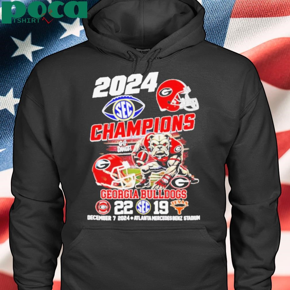 2024 SEC Champions Georgia Bulldogs 22 16 score shirt