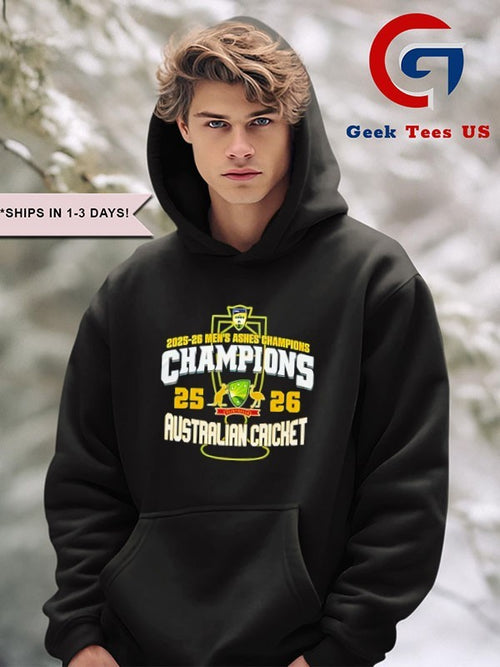 2025-26 Men’s Ashes Champions Australia Cricket trophy shirt