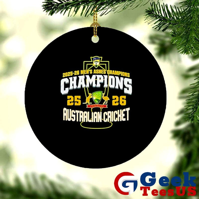 2025-26 Men’s Ashes Champions Australia Cricket trophy shirt