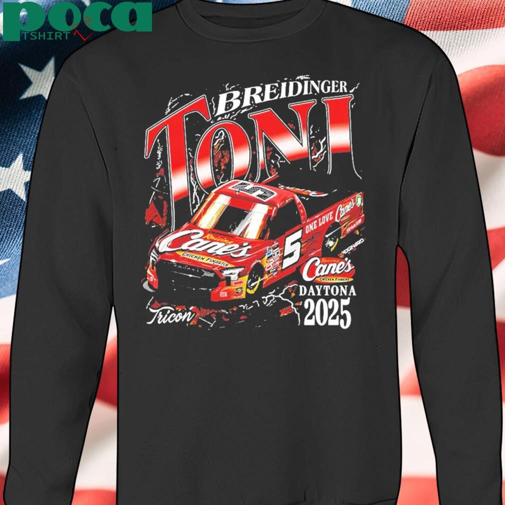 2025 Daytona Raising Cane’s Toni Breidinger Unisex T-Shirt