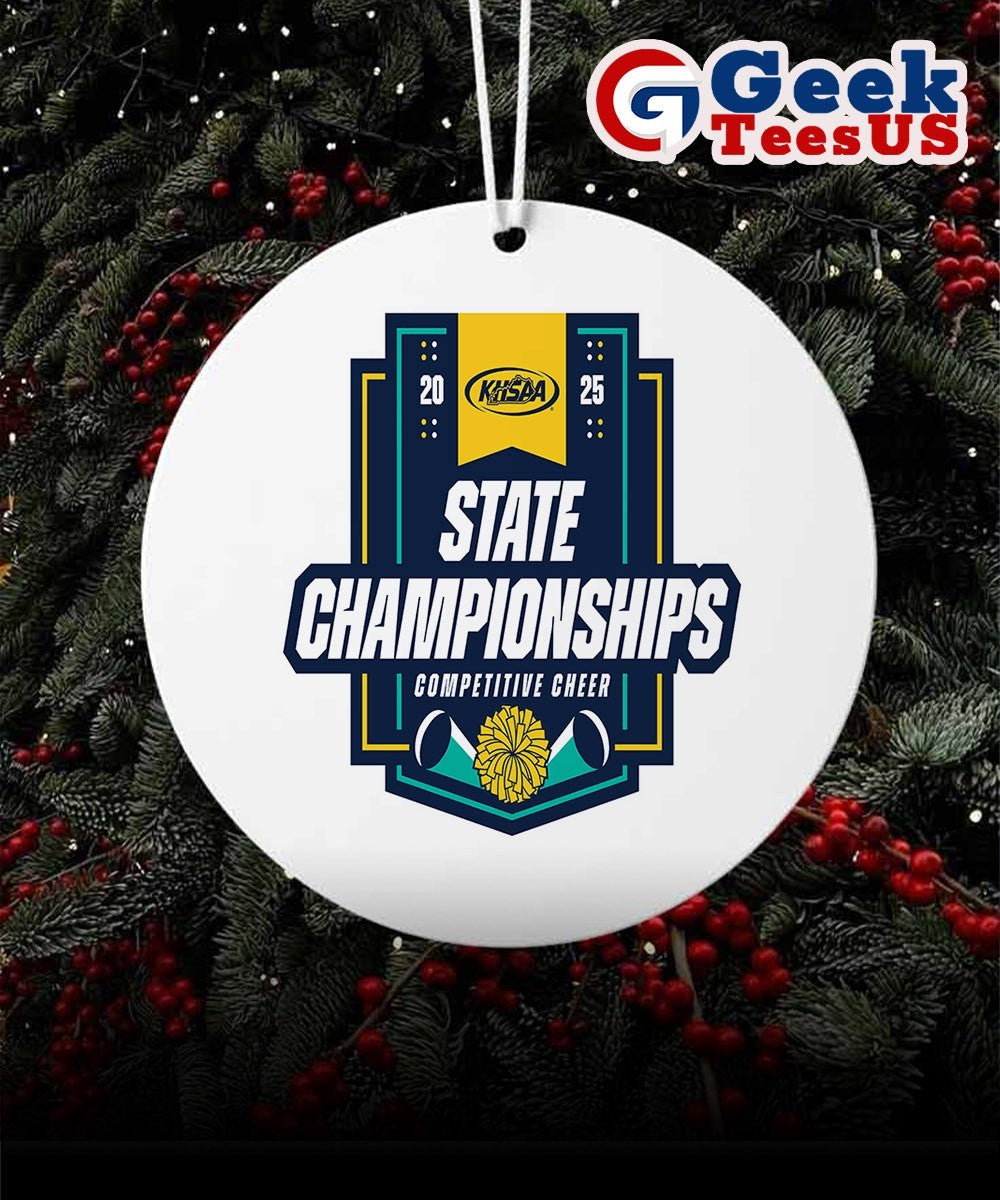 2025 KHSAA Competitive Cheerleading State Championships logo Ornament