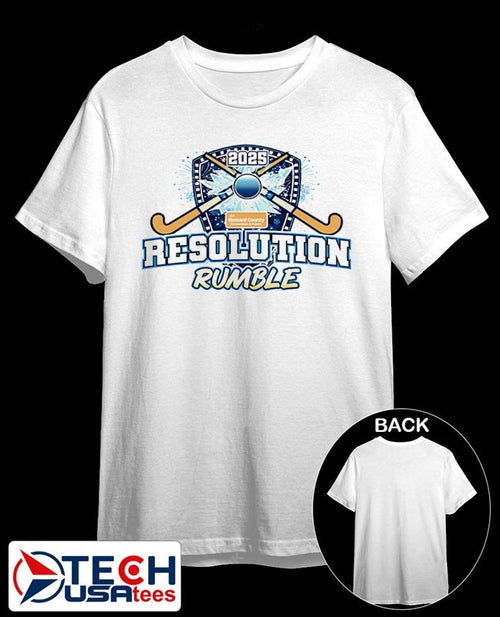 2025 Resolution Rumble logo shirt