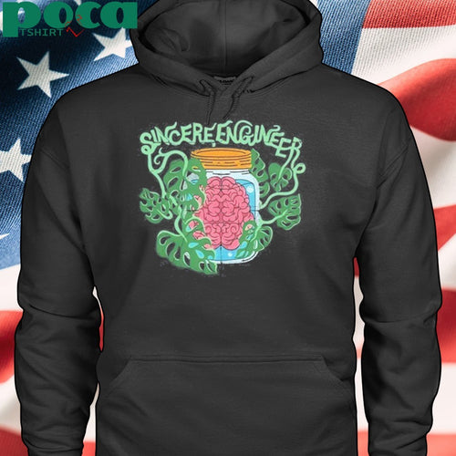 2025 Sincere Engineer Brain Plant T-Shirt