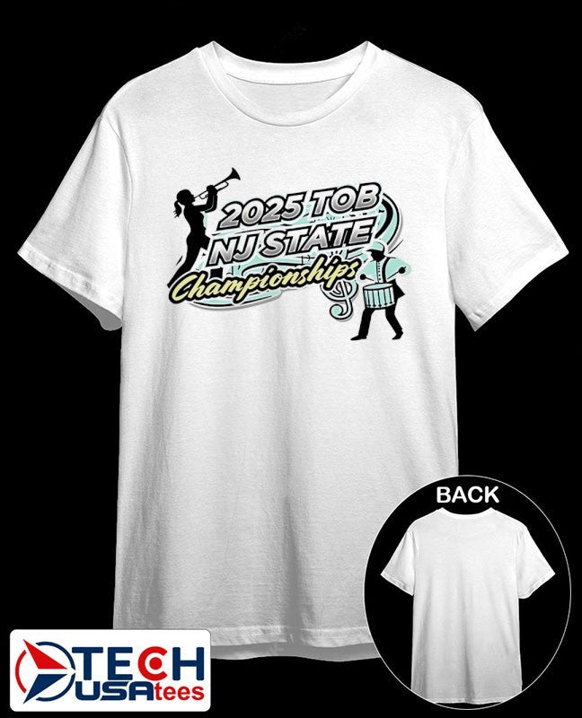 2025 TOB NJ State Championships logo shirt
