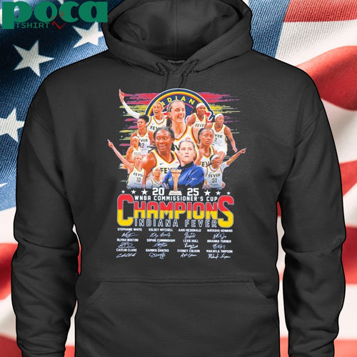 2025 WNBA Commissioner’s Cup Champions Indiana Fever T-Shirt