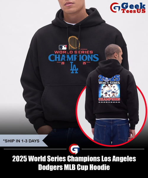 2025 World Series Champions Los Angeles Dodgers MLB Cup shirt