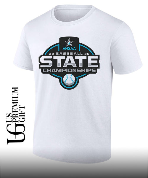 2026 AHSAA Baseball State Championships logo T-shirt