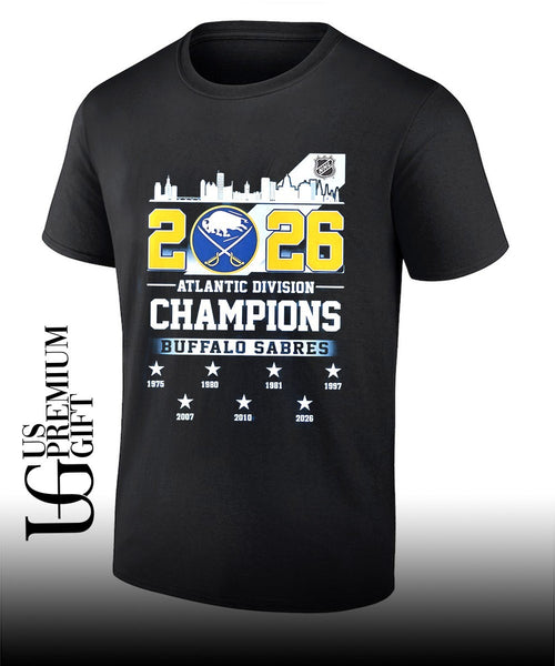 2026 Atlantic Division Champions Buffalo Sabres hockey shirt