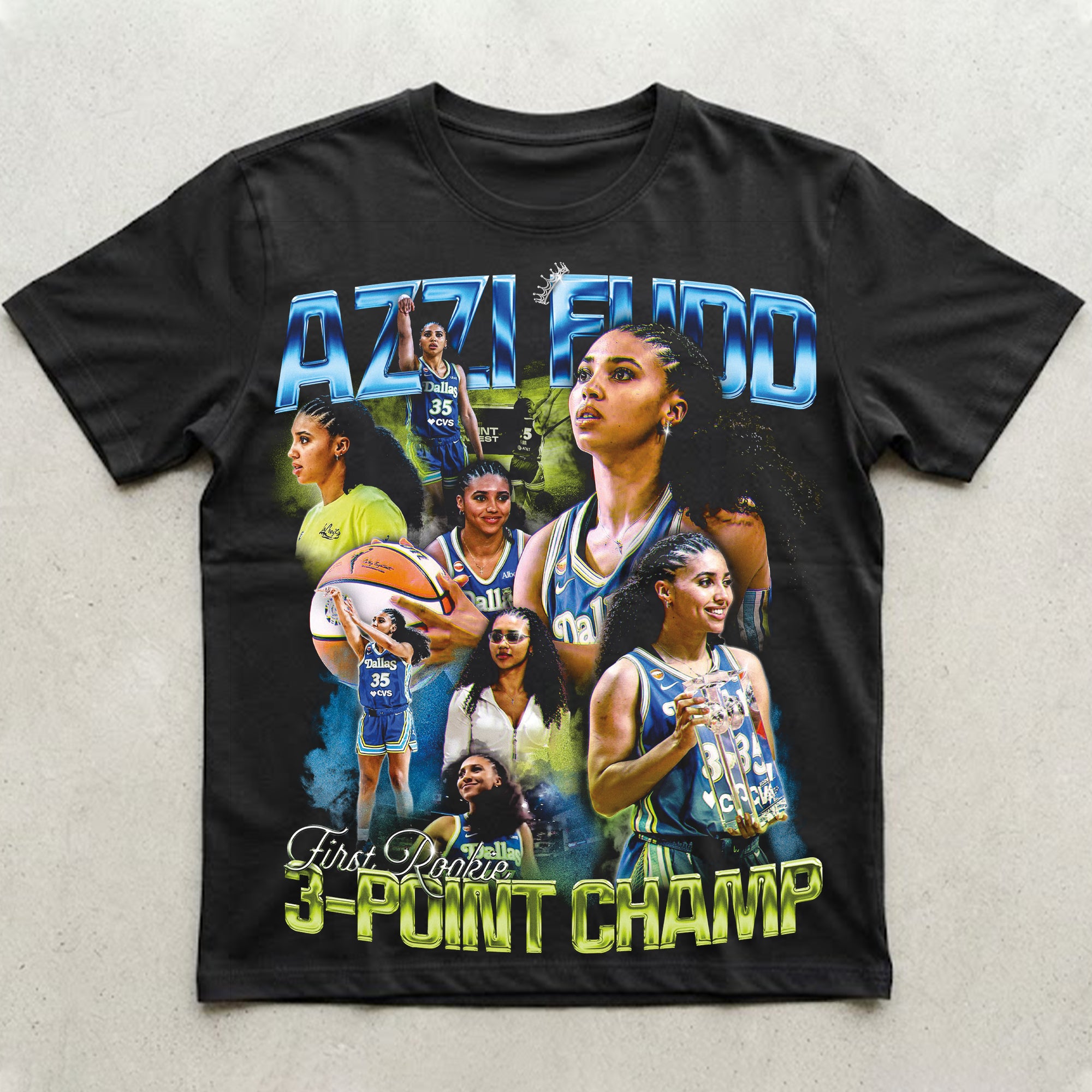 2026 Azzi Fudd First Rookie 3 Point Champ Shirt