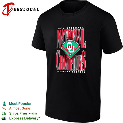 2026 Baseball National Champions Oklahoma Sooners shirt