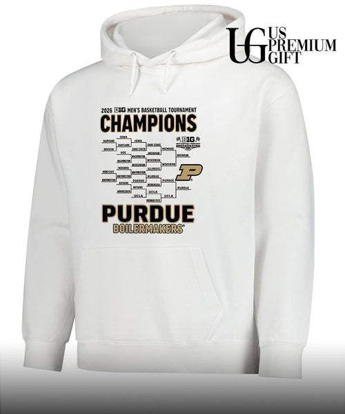 2026 Big Ten Men’s Basketball Tournament Champions Purdue Boilermakers Bracket shirt