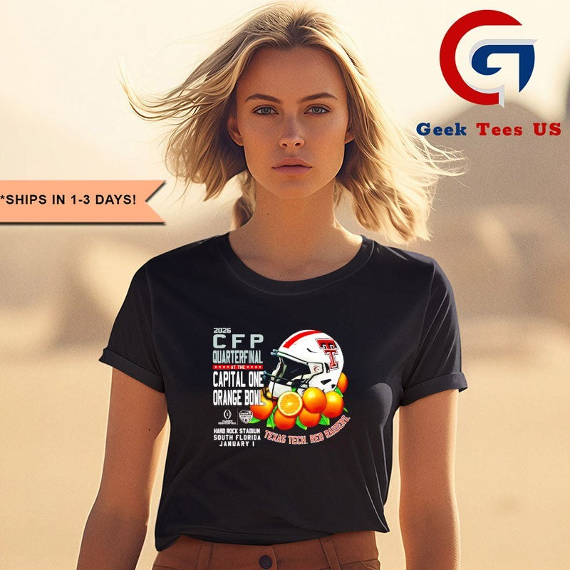 2026 CFP Quarterfinal Texas Tech Red Raiders at the Capital One Orange Bowl shirt