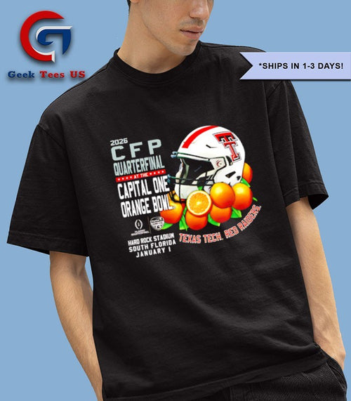 2026 CFP Quarterfinal Texas Tech Red Raiders at the Capital One Orange Bowl shirt