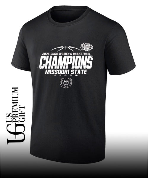 2026 CUSA Women’s Basketball Champions Missouri State Bears shirt