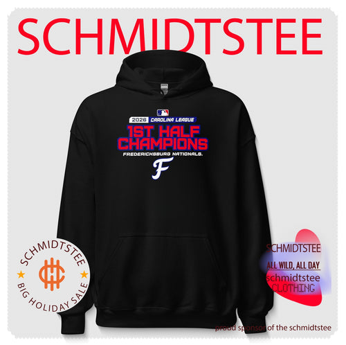 2026 Carolina League 1st Half Champions Fredericksburg Nationals shirt