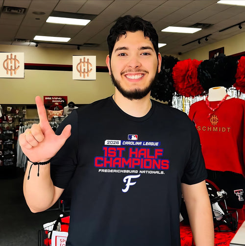 2026 Carolina League 1st Half Champions Fredericksburg Nationals shirt