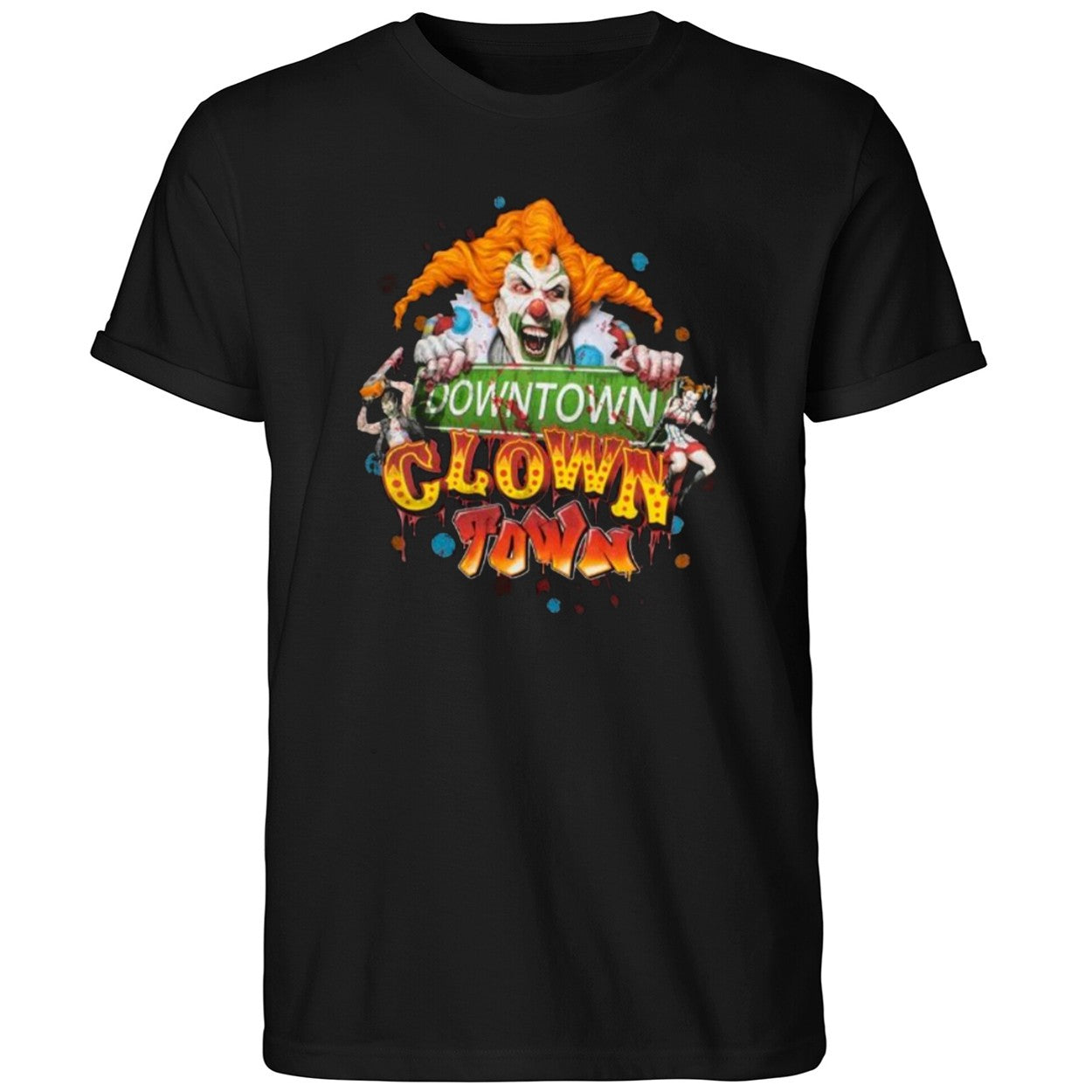 2026 Halloween Horror Nights Downtown Clown Town Shirt