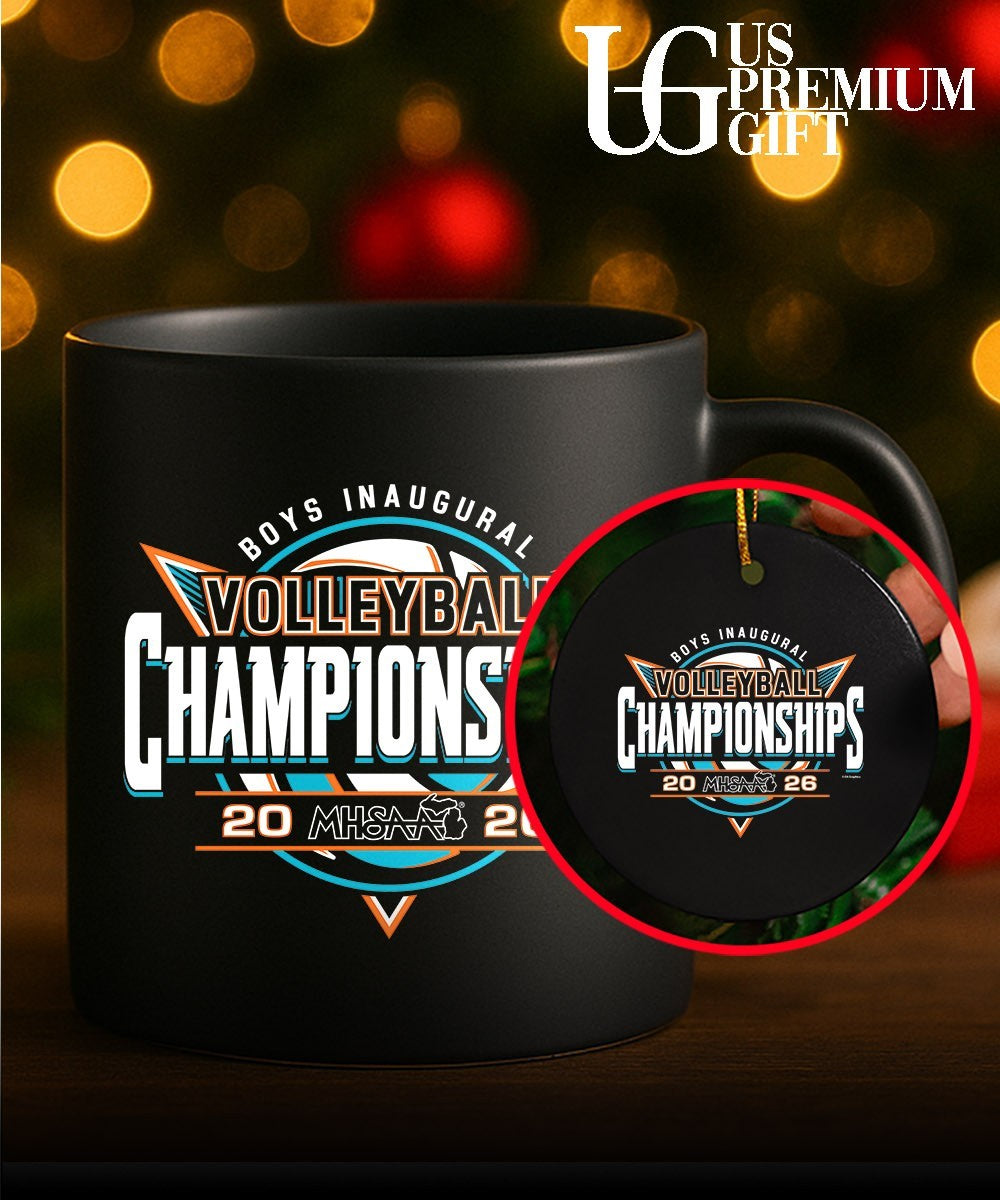 2026 MHSAA Boys Inaugural Volleyball Championships shirt