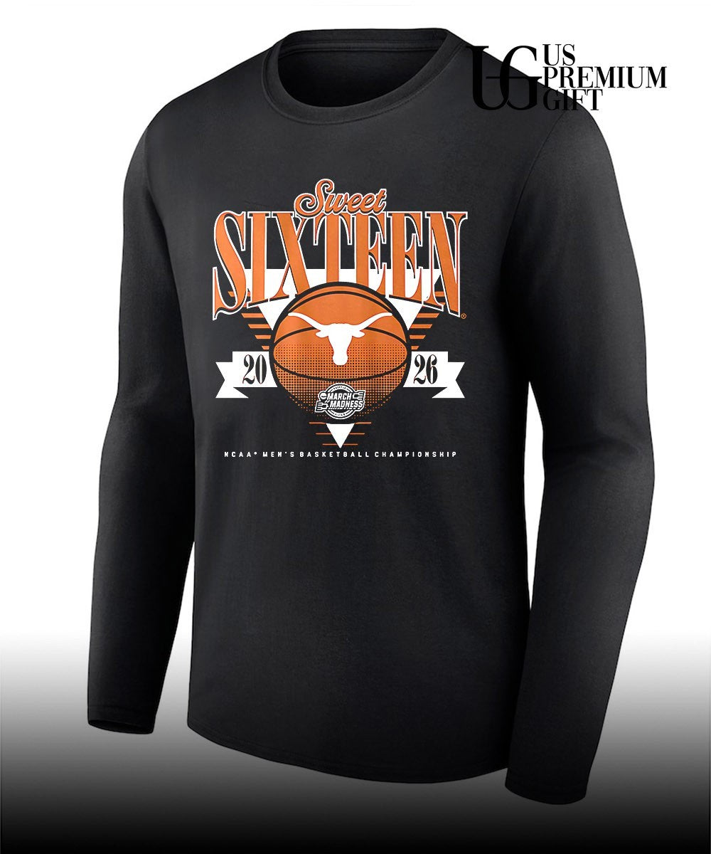 2026 NCAA March Madness Sweet Sixteen Texas Longhorns Men’s basketball Championship shirt