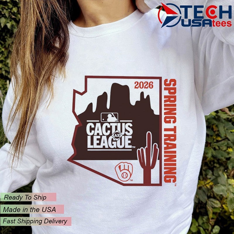 2026 Spring Training Cactus League Milwaukee Brewers shirt