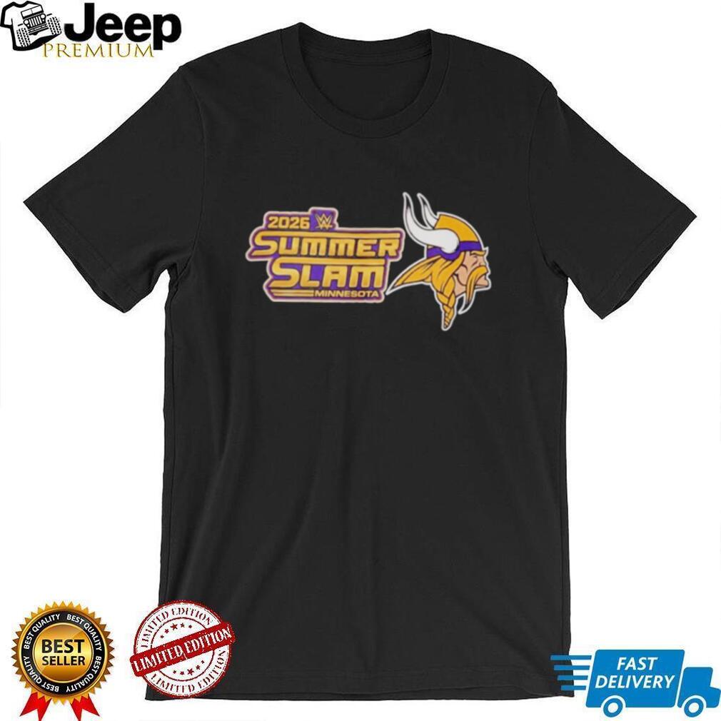 2026 SummerSlam Minnesota Vikings logo shirt