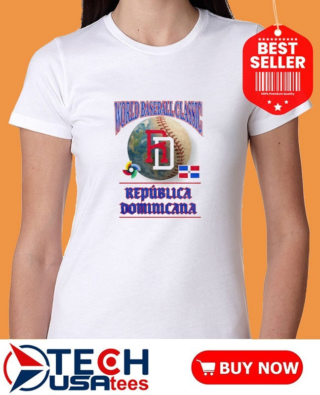 2026 World Baseball Classic Dominican Republic logo shirt