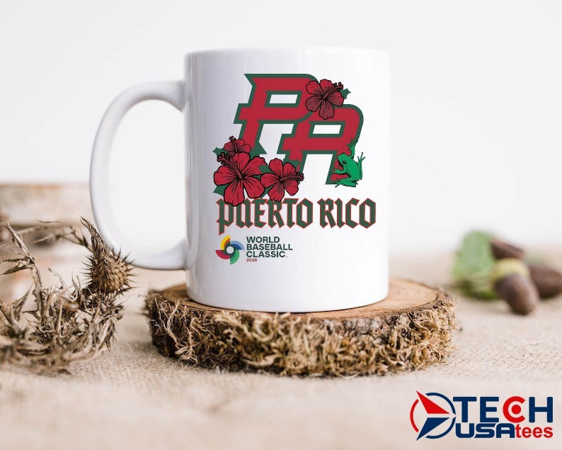 2026 World Baseball Classic Puerto Rico logo shirt