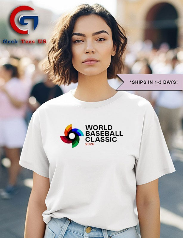 2026 World Baseball Classic logo shirt