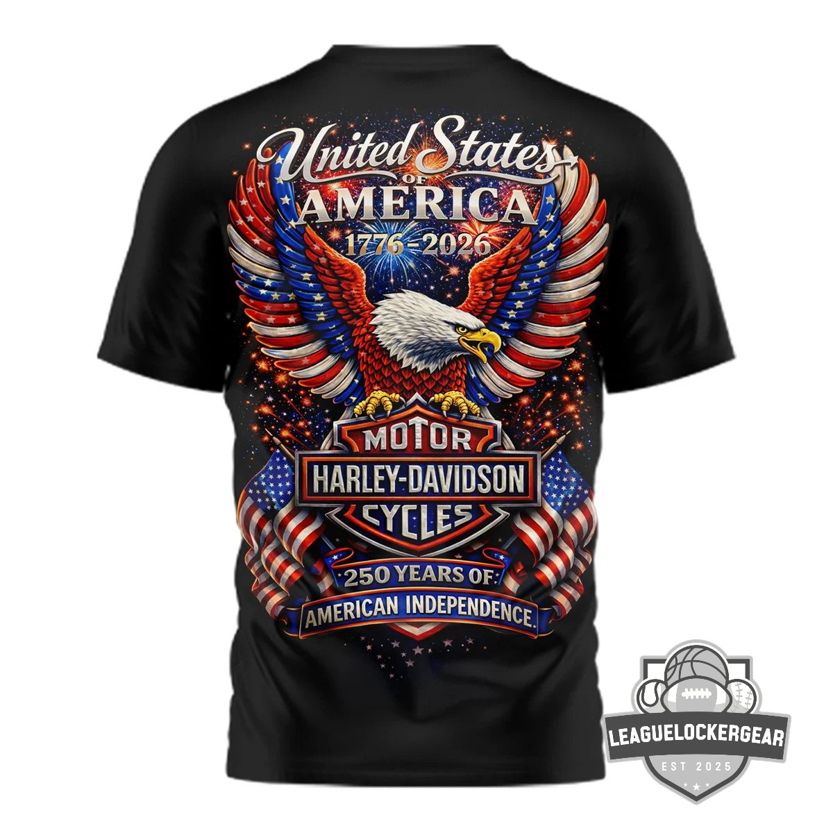Harley-Davidson America’s 250th Anniversary 1776-2026 T-Shirt