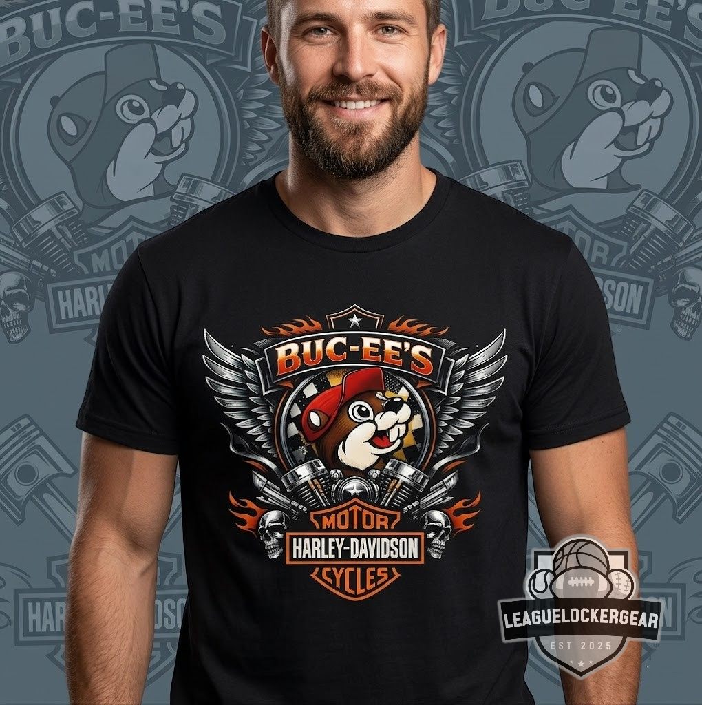 Buc-ee’s Harley-Davidson Biker Turning Gas Into Noise T-Shirt