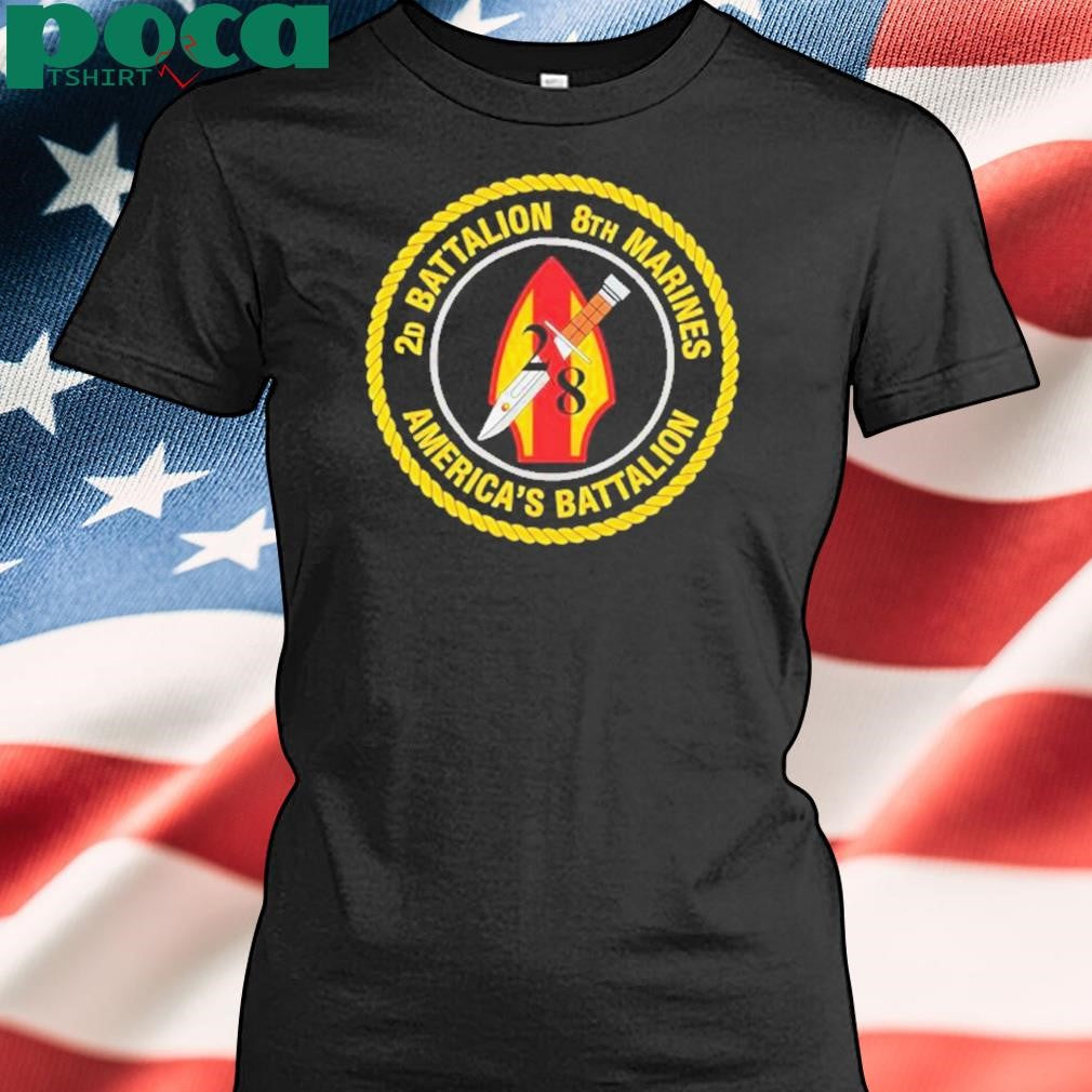 2d Battalion 8th Marines Americas Battalion Logo Shirt