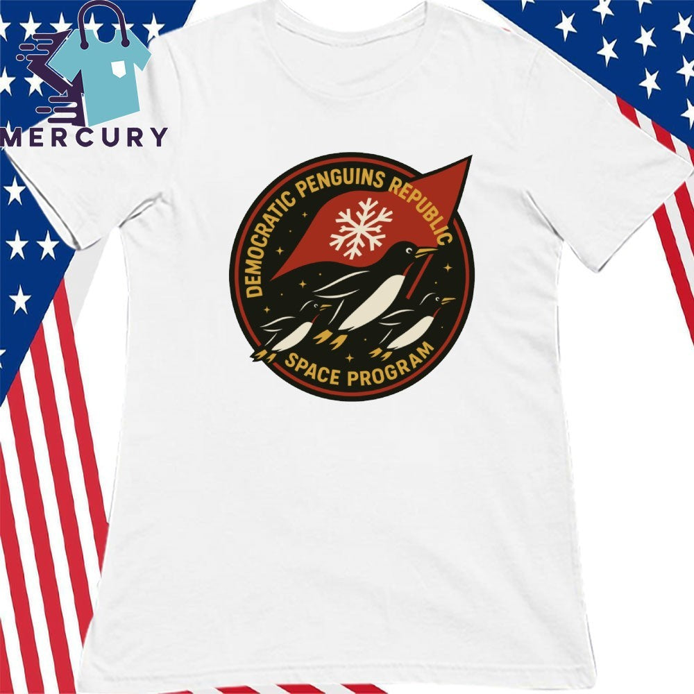 Democratic Penguins Republic Space Program Shirt