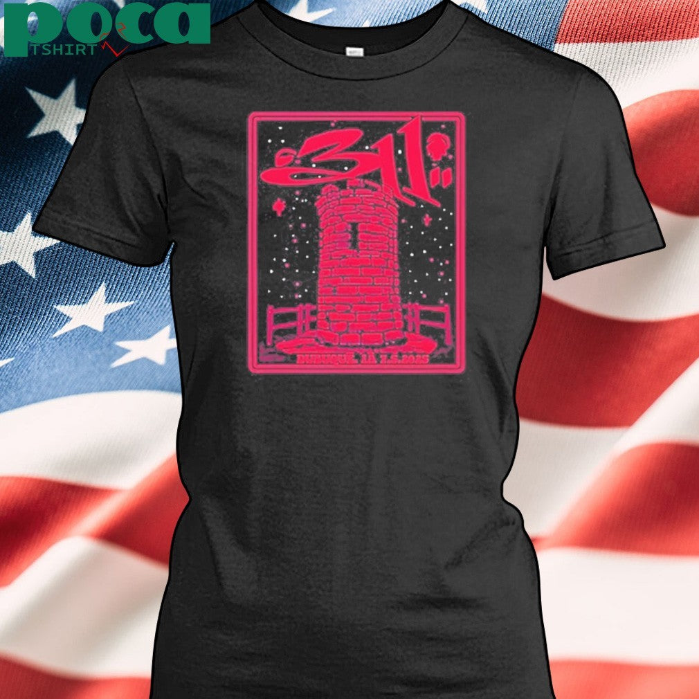 311 Band Dubuque, IA July 05 2025 Tour Shirt