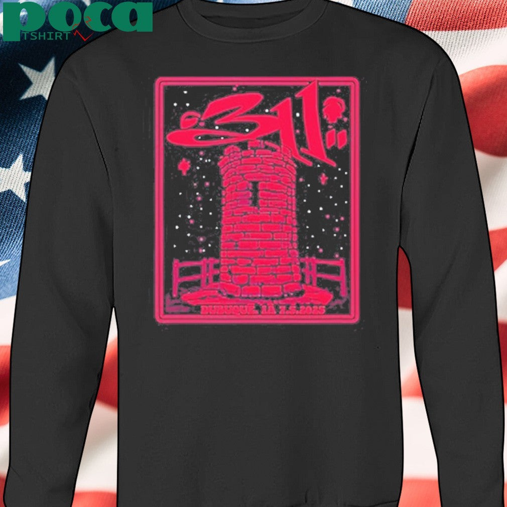 311 Band Dubuque, IA July 05 2025 Tour Shirt