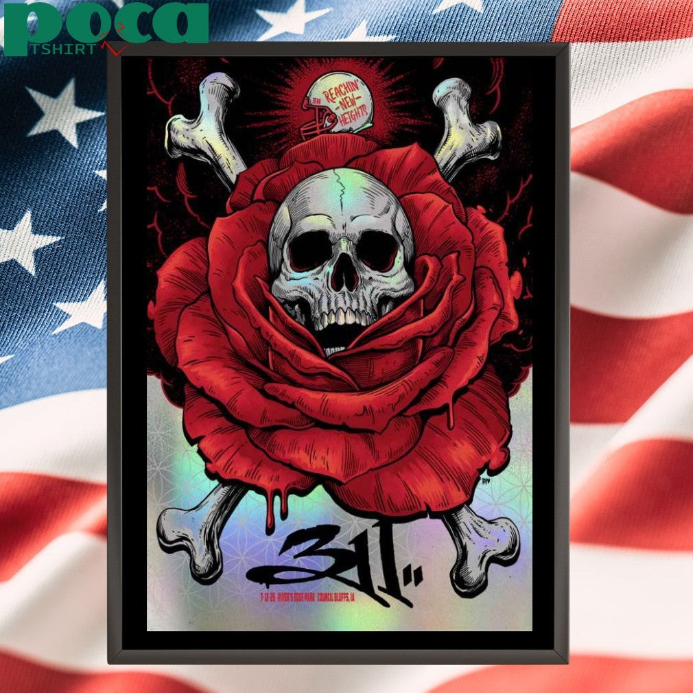 311 In Council Bluffs IA On July 12 2025 Poster shirt