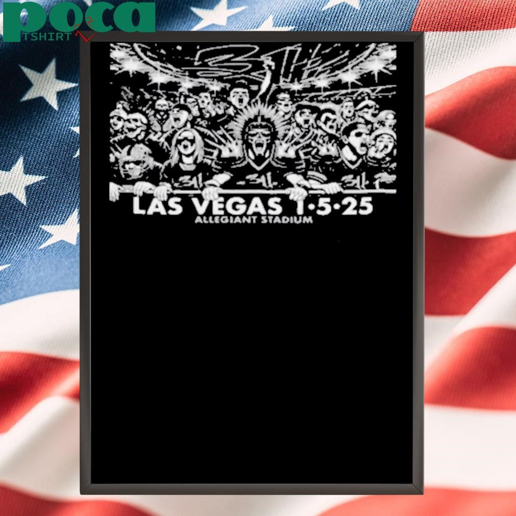 311 Jan 5 2025 Allegiant Stadium In Las Vegas, NV Tour US Poster T Shirt