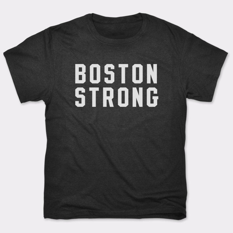 Boston Strong Bold Text Design
