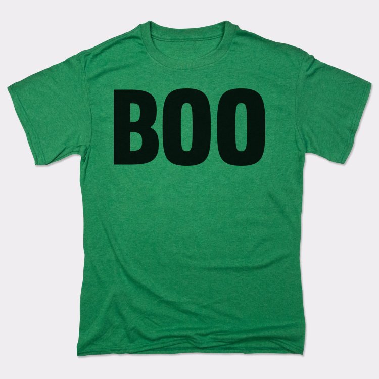 Boo Halloween Word Graphic