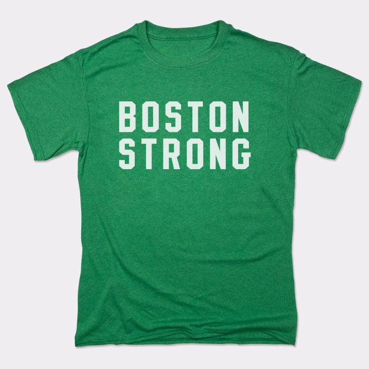 Boston Strong Bold Text Design