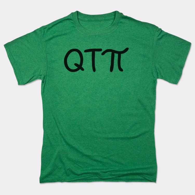 Cutie Pi Math Pun with Pi Symbol